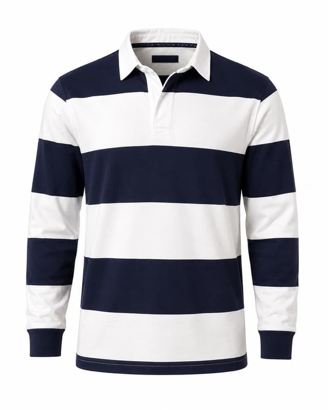 Heavyweight Striped Rugby Shirt Manufacturing