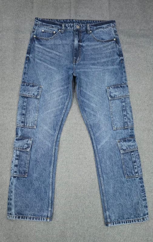Distressed Ripped Knee Streetwear Jeans Manufacturing
