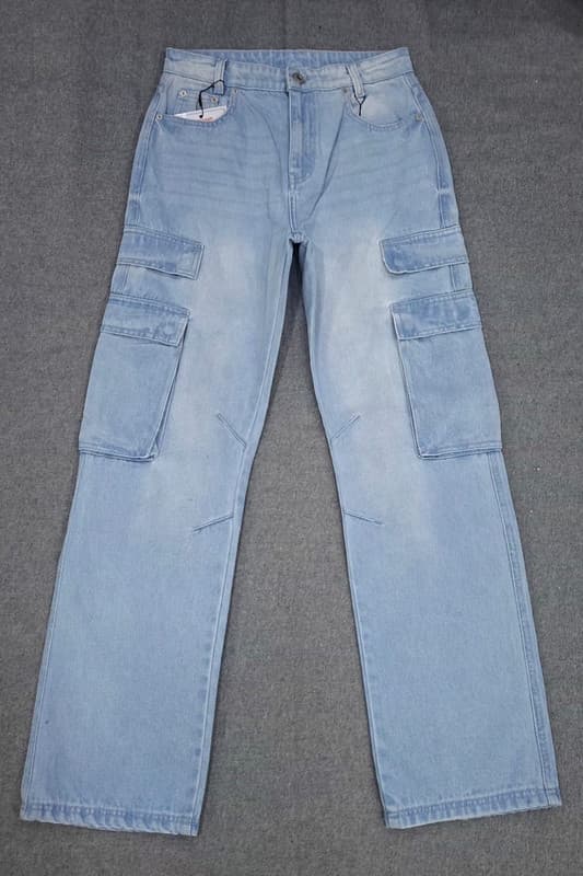 3D Laser Whiskered Relaxed Fit Jeans Manufacturing