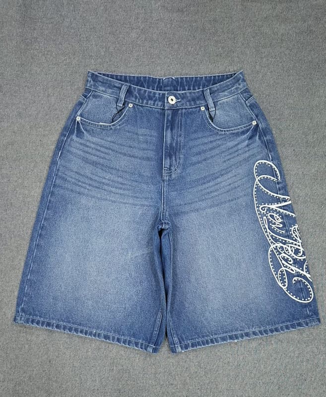 Utility Cargo Multi-Pocket Denim Pants Manufacturing